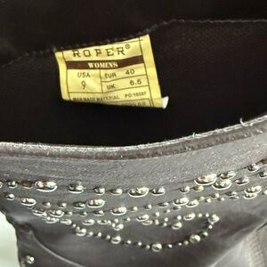 Roper Women's Gray Studded Boots
